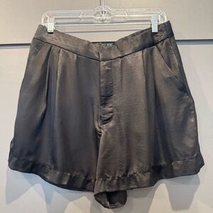 Zara High Waist Black Women's Shorts